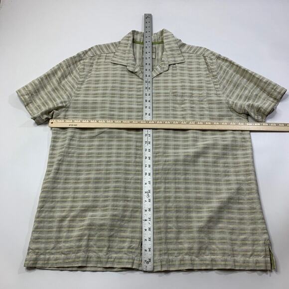 Tommy Bahama Shirt Mens XL Extra Large Multi Silk Blend Pixel in Paradise Camp - Picture 5 of 10